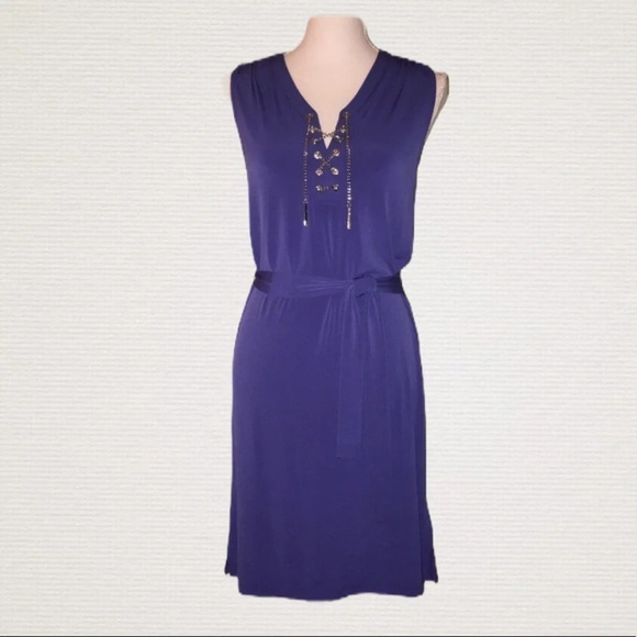MICHAEL Michael Kors Dresses & Skirts - MICHAEL Michael Kors Sz XS Blue Sleeveless Dress